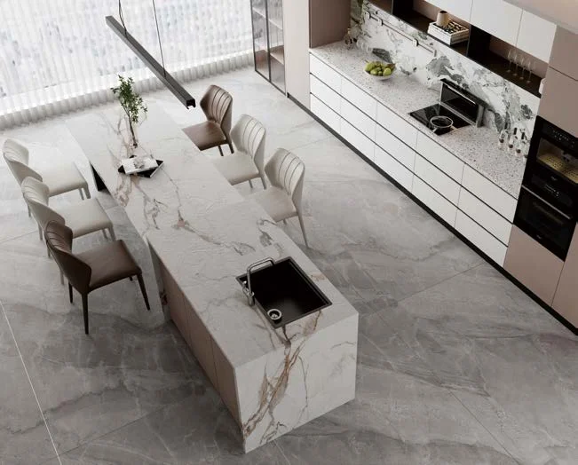 Kitchen island and countertop