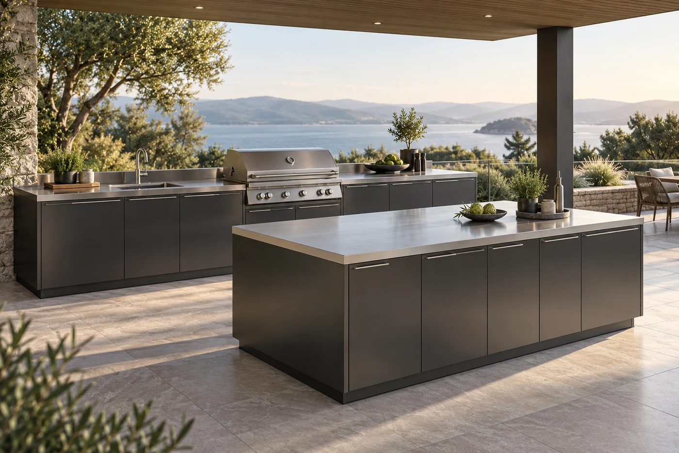 Horizon Duo — Straight + island — Design concept