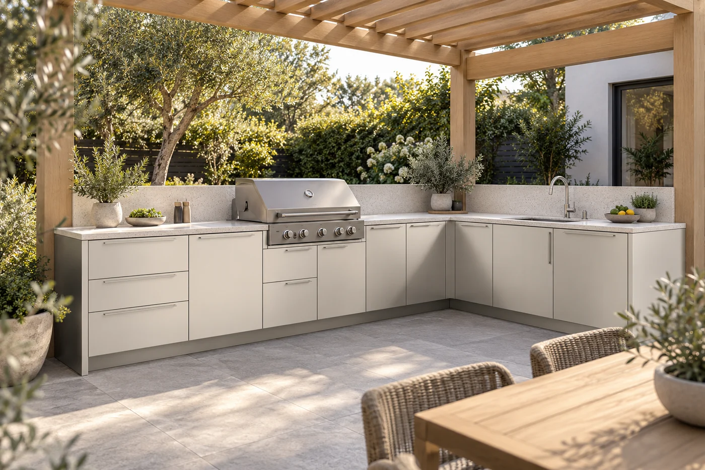 Garden L — L-Form — Designkonzept